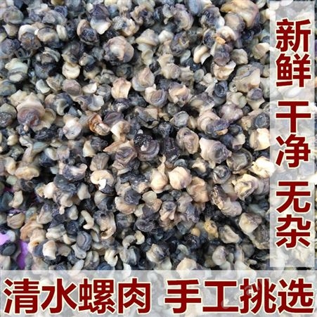 野生农家新鲜手工挑选1斤装冷冻螺蛳肉石螺肉嗦螺肉螺丝肉田螺肉