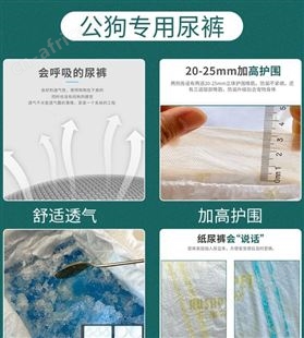 乐事宠公狗尿裤L（全渠道）专用纸尿裤 8层吸收 瞬间锁水