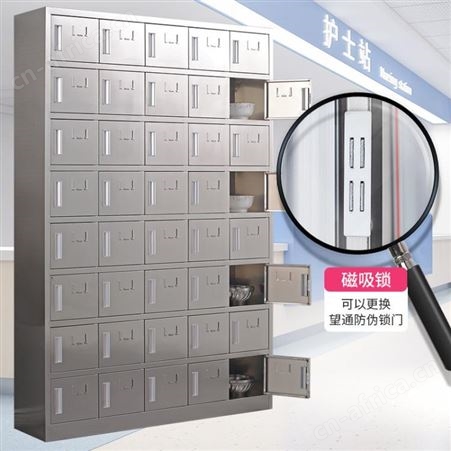 不锈钢碗柜餐厅餐具食堂多门储物餐盘柜饭盒茶水柜水杯放置架
