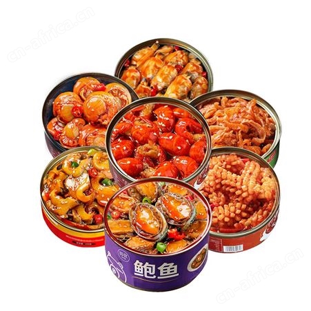 龙虾尾海鲜熟食龙虾尾罐头即食罐装麻辣八爪鱼大鱿鱼小零食下酒菜