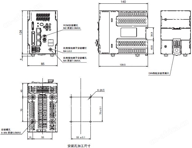 ZW-7000 / 5000 系列 外形尺寸 3