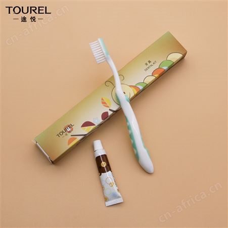 TOUREI途悦厂家儿童一次性用品牙具细软刷毛卡盒套装