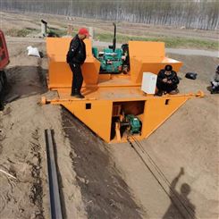 沟渠成型机全自动一次成型滑膜机混凝土农田灌溉排水沟渠道滑模机