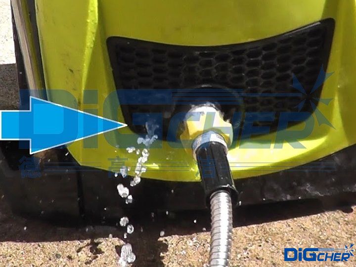 高压清洗机进水腔漏水