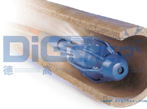 高压水射流管道清洗示意图